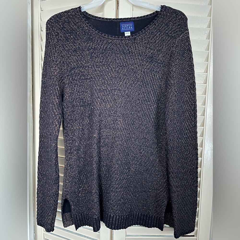 Simply Styled Dark purple Sweater for Women